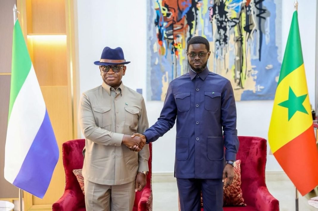 DakarDiari6's tweet image. Coopération renforcée entre le Sénégal 🇸🇳 et la Sierra Leone 🇸🇱 🤝
Signature d’un accord stratégique dans les secteurs des mines et de l’énergie pour valoriser les ressources naturelles et stimuler la transformation économique ⚡⛏️
#Sénégal #SierraLeone #Cooperation #Energie