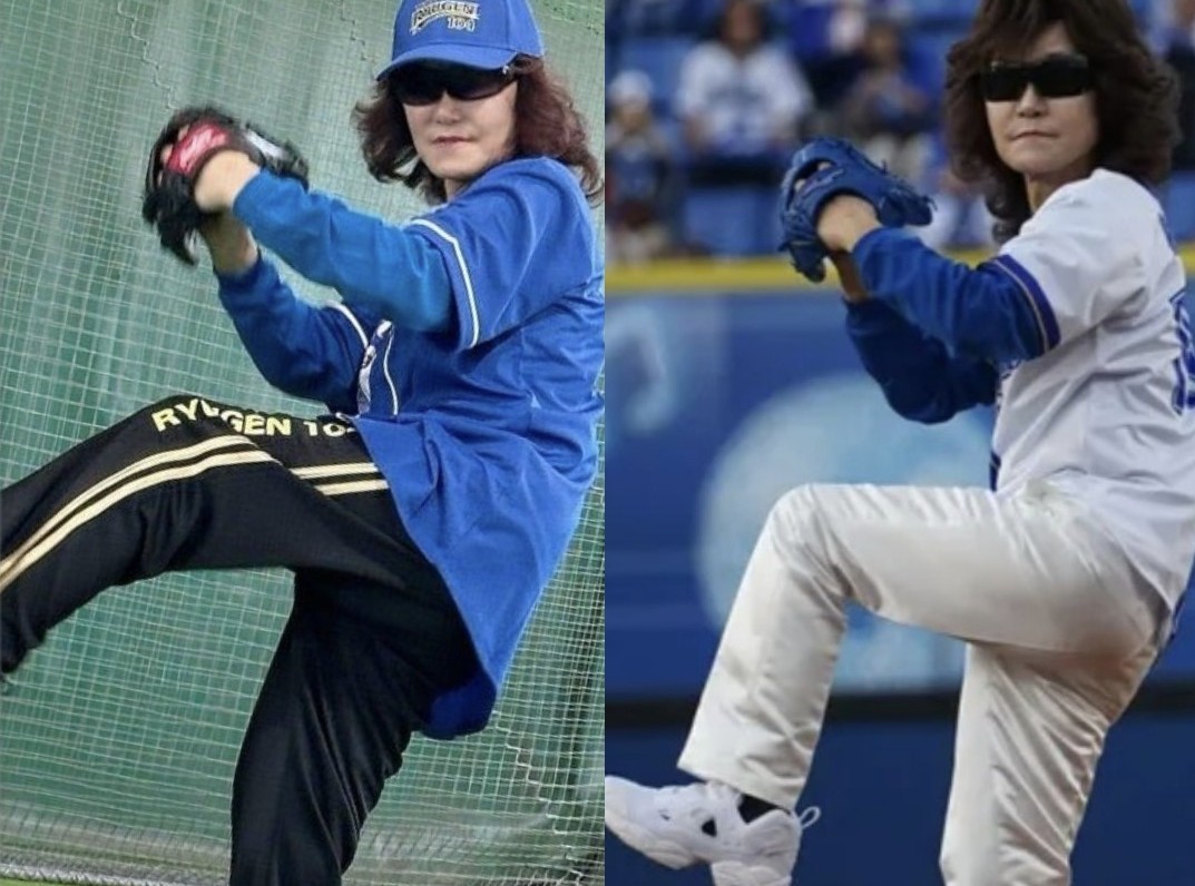 としくんのセレモニアルピッチ。
マウンドの高さもあるのかもだけど、やっぱり緊張もあったよね。
ただ練習の時はジャージだったのに対して本番はスーツのパンツだったので脚を上げにくかったと言うのはあると思う。全体的に見てやっぱり練習の時の方がフォームは綺麗。来年リベンジだ!!