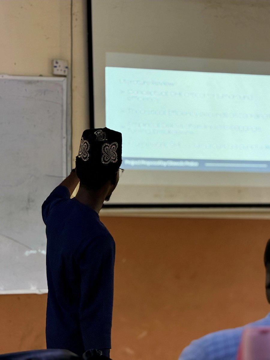 Prazostar's tweet photo. Proposal defense done ✅

Some say 1/3… some say 2/4 😄
Either way — progress!

2 more to go: Internal + External

Final year project: Aviation ✈️
(Ground handling equipment &amp; operations)

Let’s see how this journey goes 👀 https://t.co/kXyAC8MOMI