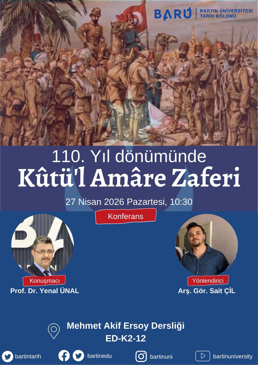 bartintarih's tweet photo. 📅27 Nisan 2026
⏰10:30
📍ED-K2-12 https://t.co/OhFVw59DTQ