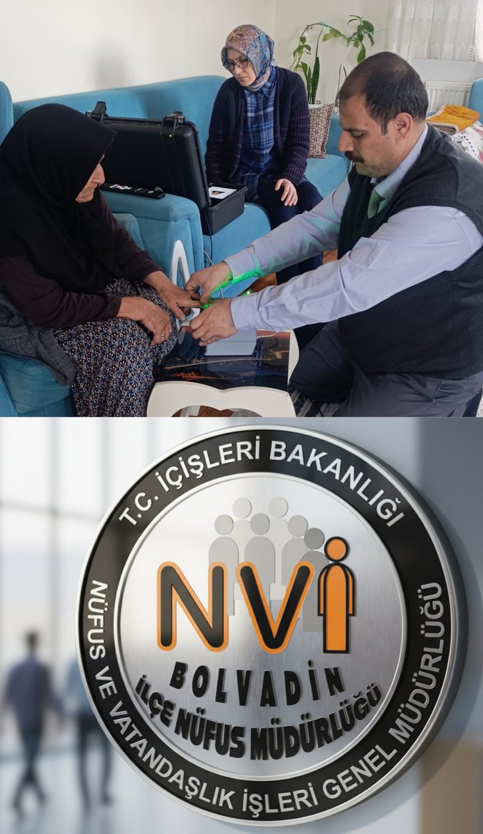 Adreste Nüfus Hizmeti kapsamında müdürlüğümüze gelemeyen 1953 doğumlu Saliha KEÇİLİ Teyzemizin TCKK kimlik başvurusu ile birlikte  hayır duası alınmıştır.
#hayatınızınheranında
<a href="/aktasnaci/">Naci Aktaş</a>
<a href="/E_tanyeri/">Erkan TANYERİ</a> 
<a href="/afyon_nvi/">Afyonkarahisar İl Nüfus ve Vatandaşlık Müdürlüğü</a> 
<a href="/TCNufus/">Nüfus ve Vatandaşlık İşleri Genel Müdürlüğü</a>
<a href="/TC_Bolvadin/">BolvadinKaymakamlığı</a>