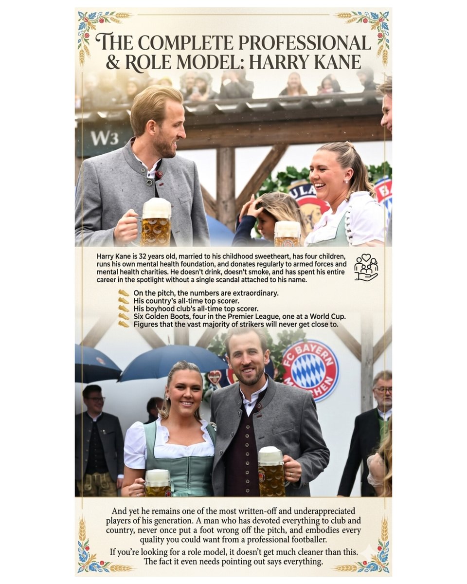 Tvmania2000's tweet image. A true professional on and off the pitch — pure class 👑⚽
#HarryKane #RoleModel #FootballLegend #TrueProfessional #Respect #GOATTalk #BayernMunich #EnglandCaptain #FootballLife #Inspiration