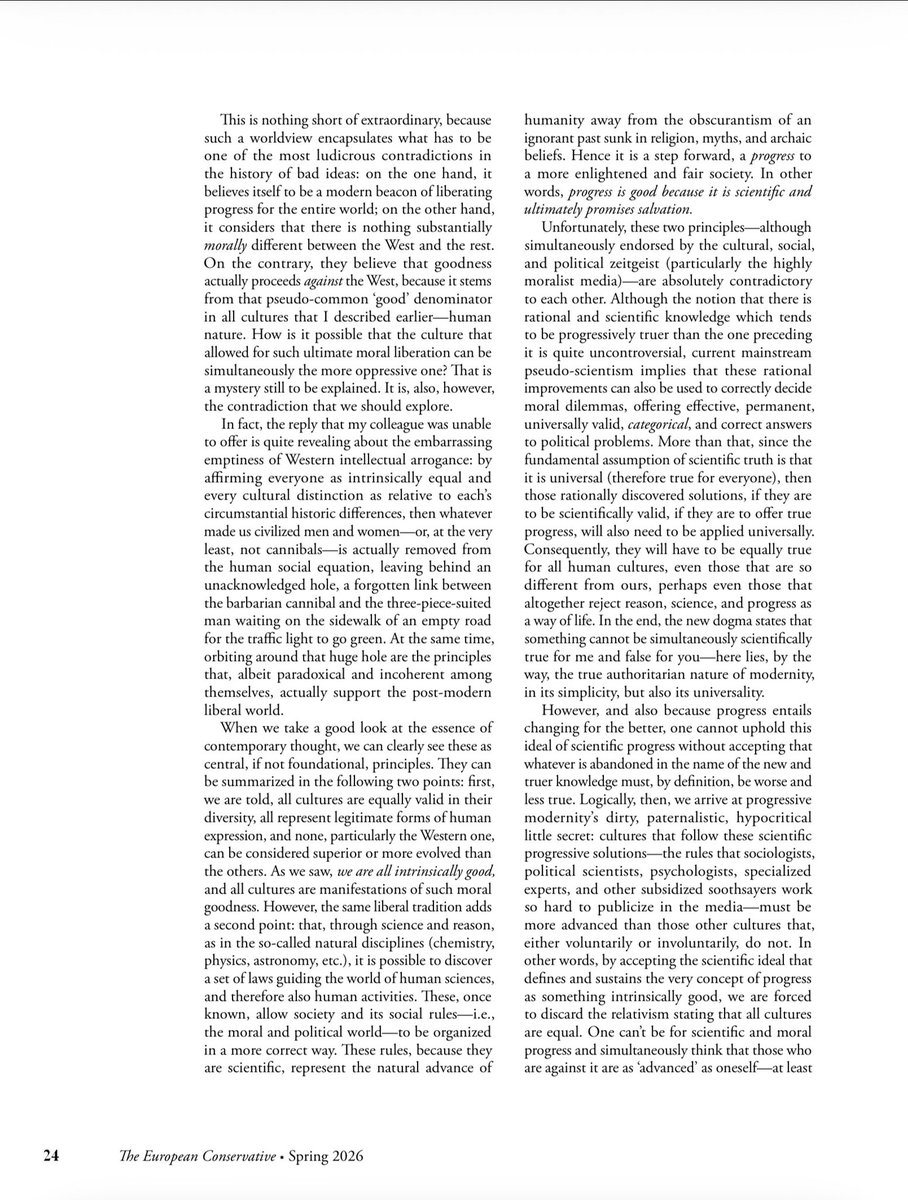 dehaasjager's tweet photo. É com um grande prazer que vos convido a ler um excerto da edição de Primavera do European Conservative com o meu artigo “The Cannibal Who Ate with a Knife and Fork”. https://t.co/DkEwc8nmli