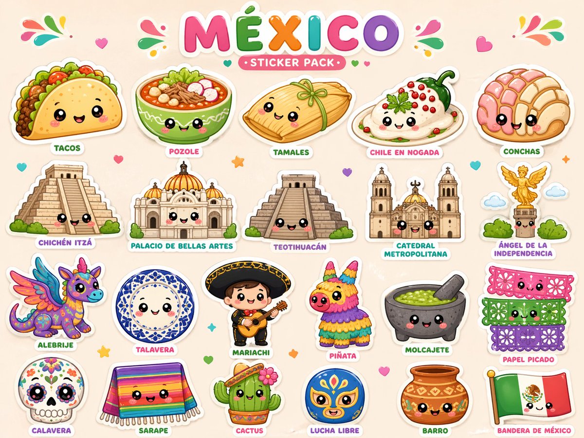 Kawaii Culture: A Sticker Sheet Journey - PromptGather image 1