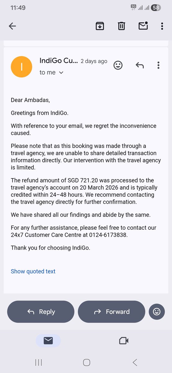 ambadasmarakale's tweet photo. @almatarapp kindly look into https://t.co/JtKTUpnhQy IndiGo processed refund but I have nt received https://t.co/gJuloUj2OQ