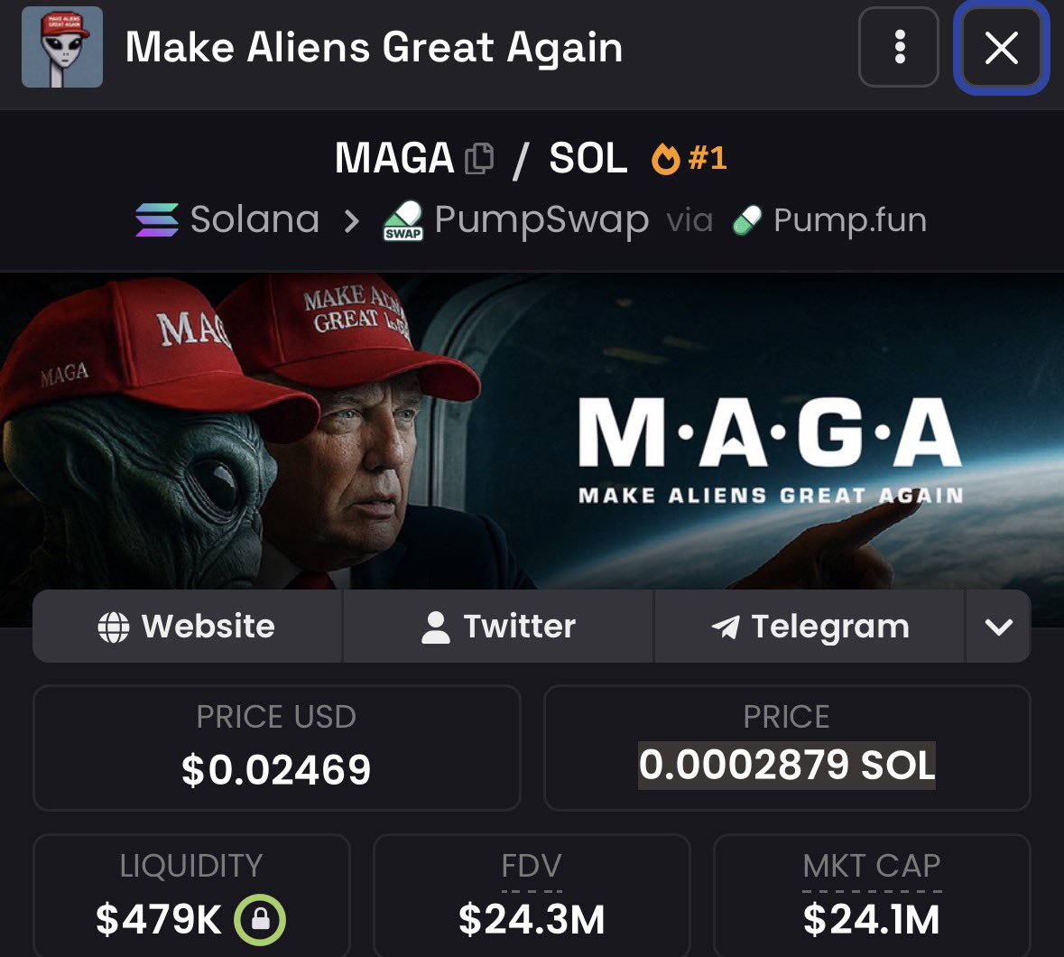 0xN3xusX's tweet image. $MAGA

just grabbed $MAGA before the move.

magaliens.live

@magaliens is turning pre-breakout positioning into an active economy. members are loading, waiting, and building take-profit systems inside the platform. While whale distribution turns silent stacks into