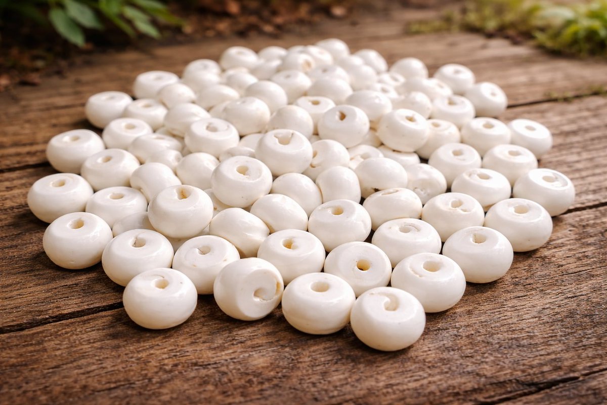 johns_exim's tweet image. Premium White Natural Shell Beads 
Smooth finish | Clean drilled | Export quality Perfect for jewelry making, crafts &amp;amp; bulk supply
Worldwide shipping available 🌍
DM for orders#ShellBeads #WhiteBeads  #SeaShells #JewelryMaking #HandmadeJewelry #Crafts   #ArtMaterials #BulkSupply