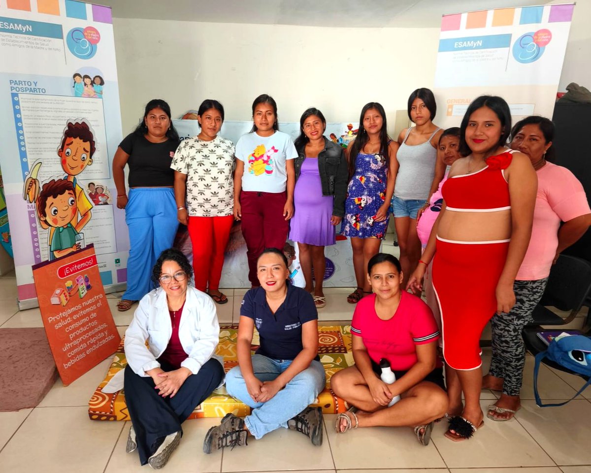 Salud_StaElena's tweet photo. #SantaElena| 🤰🏼Las gestantes del Club de Embarazadas de la comuna Puerto de Chanduy participan con mucha alegría de las actividades lúdicas- informativas realizadas en el establecimiento de salud de la localidad . https://t.co/htplI3Ni3M