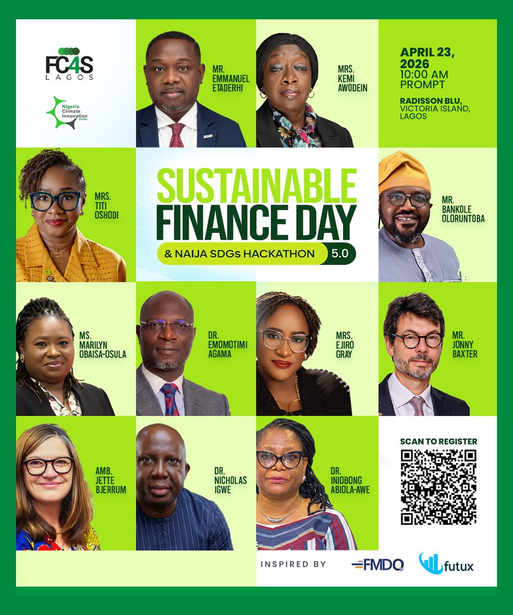 Financial Centre for Sustainability Lagos tweet media