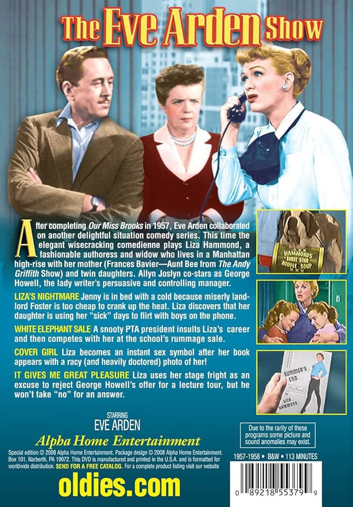 FrankMalfitano's tweet image. FORGOTTEN TV SHOWS: THE EVE ARDEN SHOW, 1957-58 CBS #TheEveArdenShow #EveArden #tvshow #sitcom #author #widow #mother #AllynJoslyn #FrancesBavier #Desilu #1950s #CBS #KarenGreene #GailStone #WillardWaterman #forgottentvshows