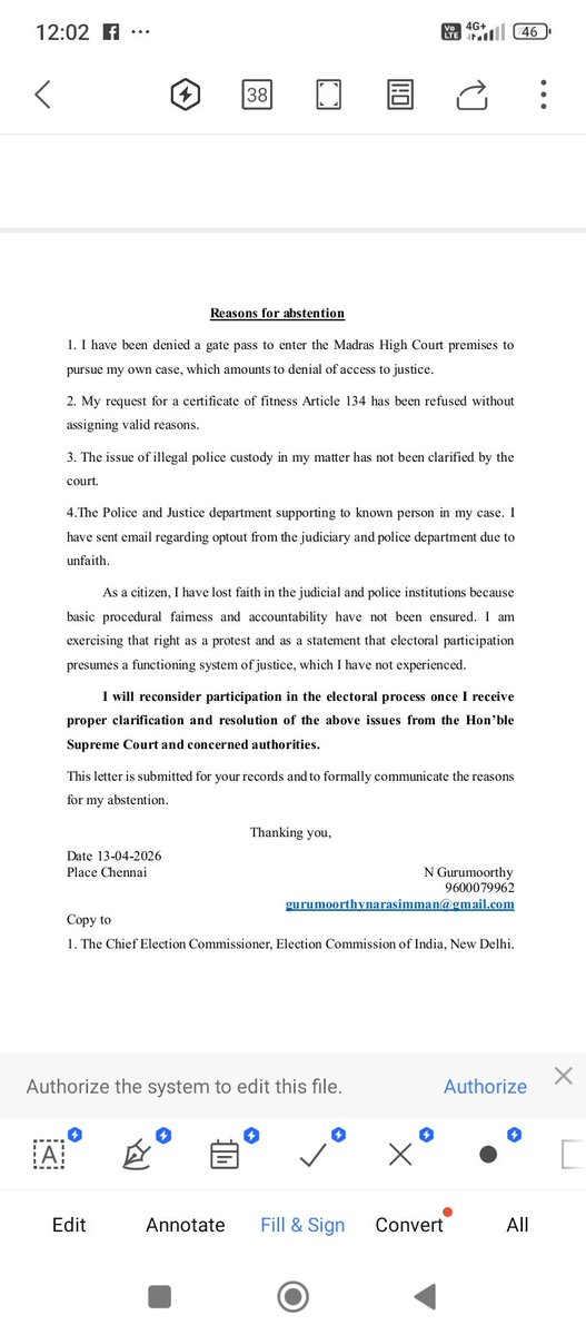 narasimmha76093's tweet photo. Due to unfaith and harrasment I am not poll the election vote this information shared to honourable @ECISVEEP @PMOIndia @rashtrapatibhvn https://t.co/55vkZjMDRG