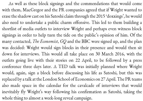 On this day 10 years ago, Craig's Satoshi 'proof' bomb was supposed to drop, with his public block signing proof backed up by a panel with a <a href="/LSEnews/">LSE</a> professor as well as doing a <a href="/TEDTalks/">TED Talks</a>.

So why didn't it happen?👇