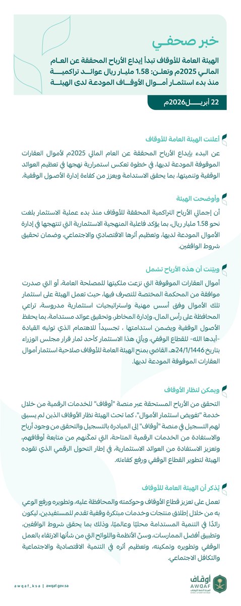 الهيئة العامة للأوقاف tweet media
