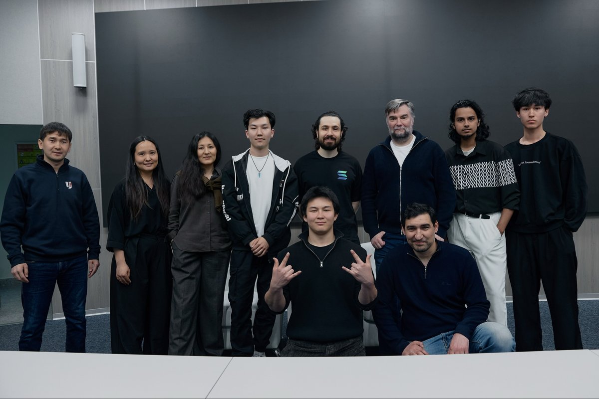 sundetar's tweet photo. Wrapped up a 2-week bootcamp with Solana Superteam Kazakhstan 🇰🇿
The mission: introduce the guys to Solana and ship a real product in 2 weeks.
The numbers: ~45 signed up, 20 made it to the finish line, and everyone crushed it 🔥
Glad I could deliver both theory and hands-on practice. Huge respect to everyone who pushed through and took top spots — don't stop, this is just the beginning.