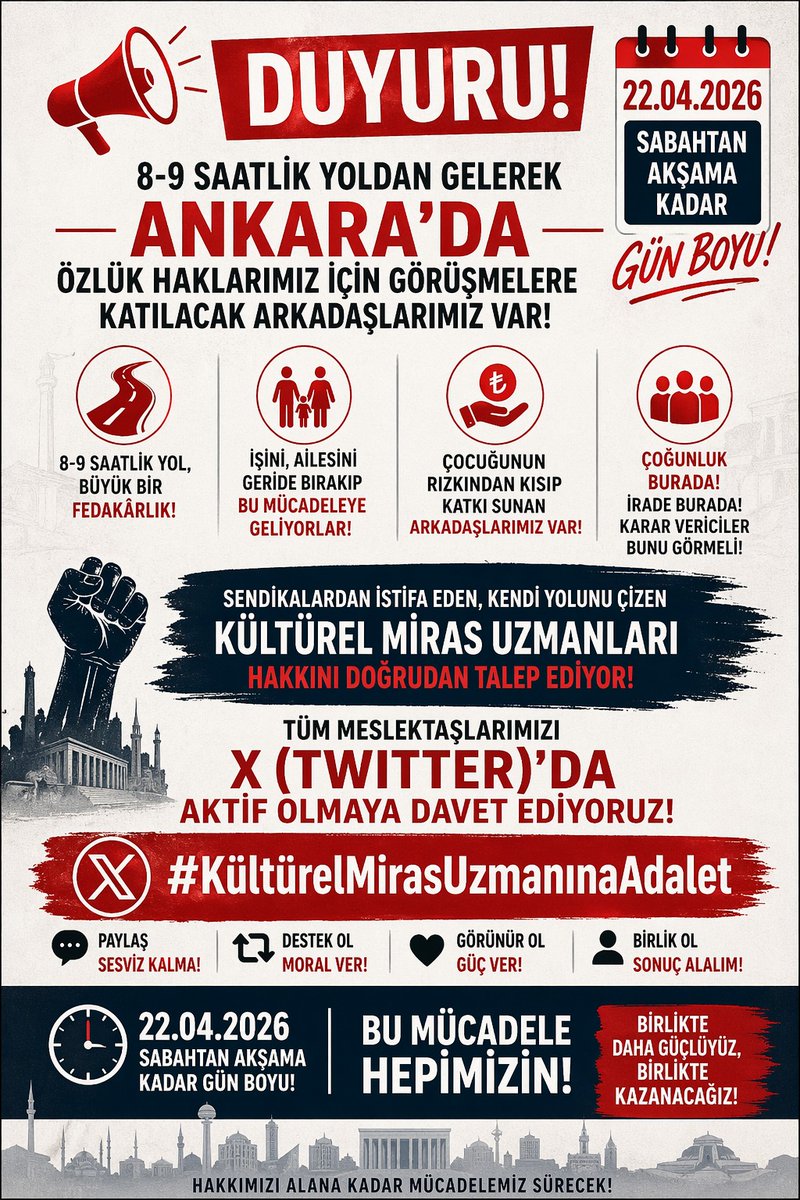 onur__bal's tweet photo. #KulturelMirasUzmaninaAdalet

@_aliyalcin_ @meciterdogan55 @fikretozmn @yazgi_gokhan @KltrMemur @Sehitgazikultur @meciterdogan55 @YasinKilic_58 @hamdiusta5506 @muzecilerderneg 
@TekinSullu @hakanmelihaygun @ArkeologlarDer @MehmetTaytakMHP @aauyumazz @BaycanSule84680 @kamusen https://t.co/kH1NTK9dD5