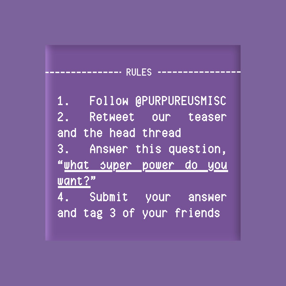 The Purpureus Miscreant tweet media