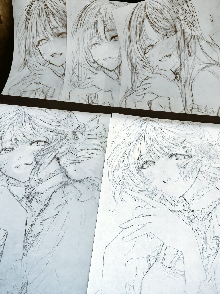 火鳥満月(ひのとり まんげつ)読み切り&イラスト制作中 tweet media