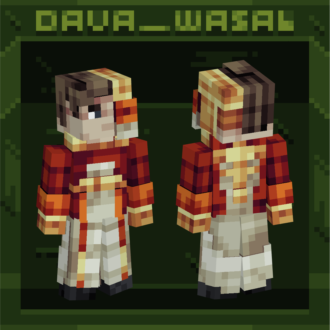 Dava_Wasab's tweet image. SKIN — Eᴍᴘᴇʀᴏʀ Fᴀɪᴛʜғᴜʟ 🕯

Emperor faithful member of the Imperial Cult.
Dava-Wasab.short.gy
#Minecraft #Skin #Warhammer40k