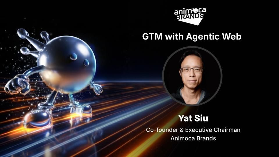 The biggest shift in tech right now is autonomous agents!

Animoca Brands Portfolio Day is back and this time, we’re tackling the trend of trends: the rise of the Agentic Web.

Our executive chairman and co-founder <a href="/ysiu/">Yat Siu</a> will kick things off by sharing his vision on what it