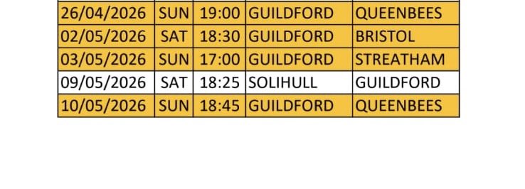 Now the <a href="/flamesicehockey/">Guildford Flames</a> season is over, it’s a perfect opportunity to watch some free hockey, in-person! As, the Guildford Lightning have x4 more home games left! I hope you can make it!!

#georgeshockeycorner #hockey #icehockey #guildfordlightning #womenshockey