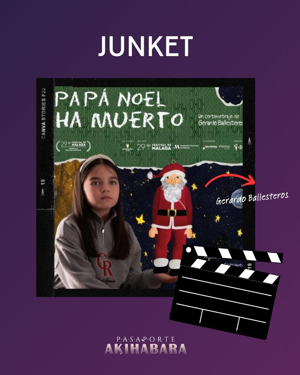 La magia del cine se vive en cada estreno. 🌟 Acompáñanos en la Academia de Cine para descubrir "Papá Noel ha muerto". Ve lo que el director Gerardo Ballesteros tiene que decir sobre este emocionante cortometraje. ¿Listos para la función?

 youtu.be/1Go5yHLeHfU?is…