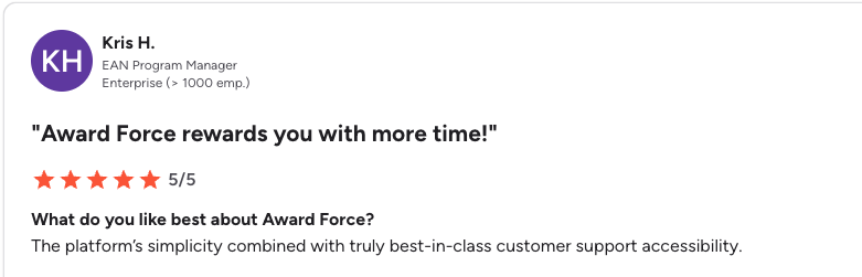 Award Force tweet media