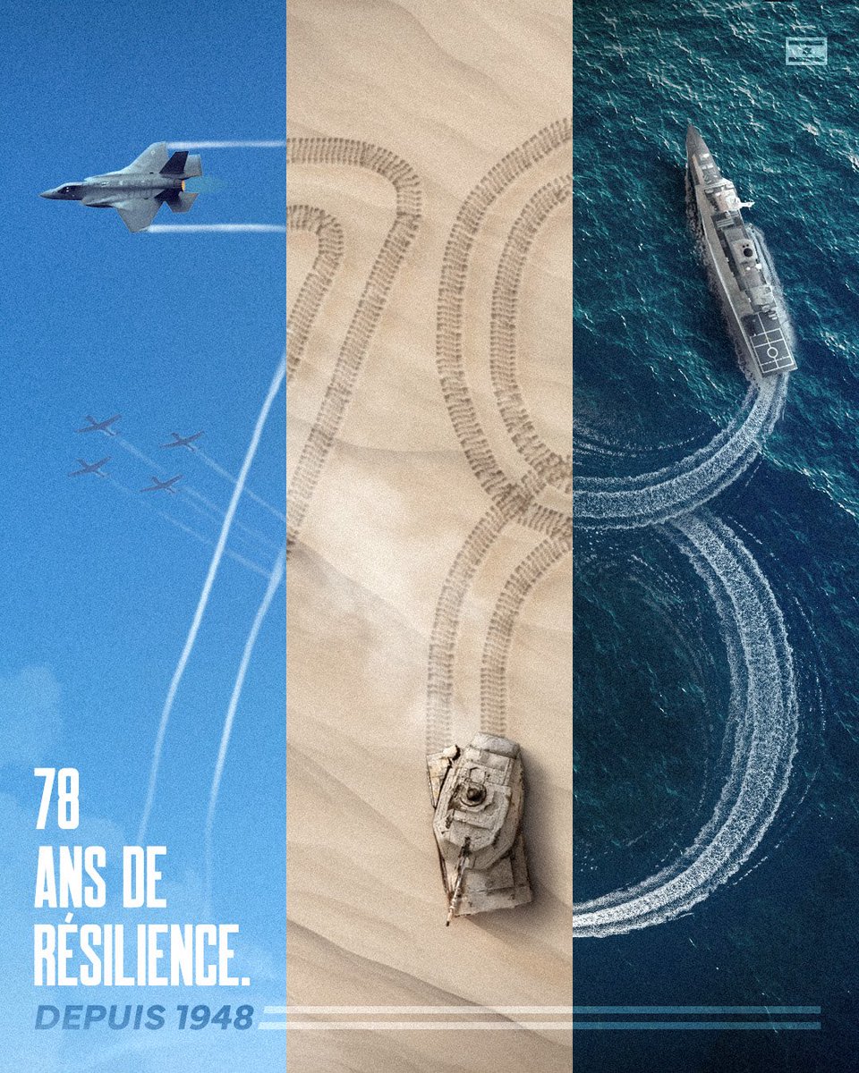 Tsahal_IDF's tweet photo. 78 ans de résilience💪 https://t.co/UNxaZhvmxV