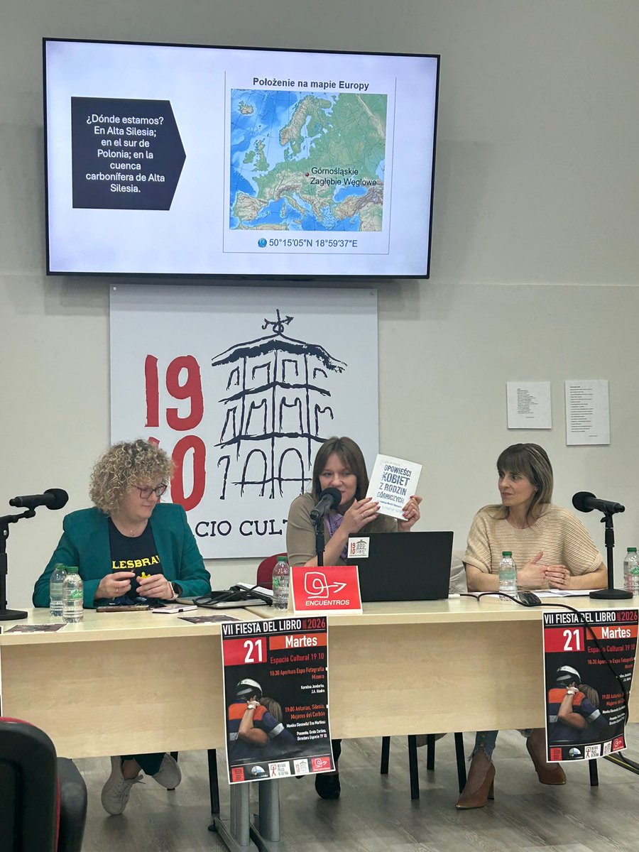 PLInst_Madrid's tweet image. 📚 La Fiesta del Libro de #Langreo (21–22 abril) reúne en #Asturias a creadoras de #Silesia y Asturias para dar voz a las #mujeresmineras a través de la narrativa y la fotografía. Un puente cultural entre Polonia y España
#FiestaDelLibroDeLangreo #MujeresMineras #MemoriaHistórica