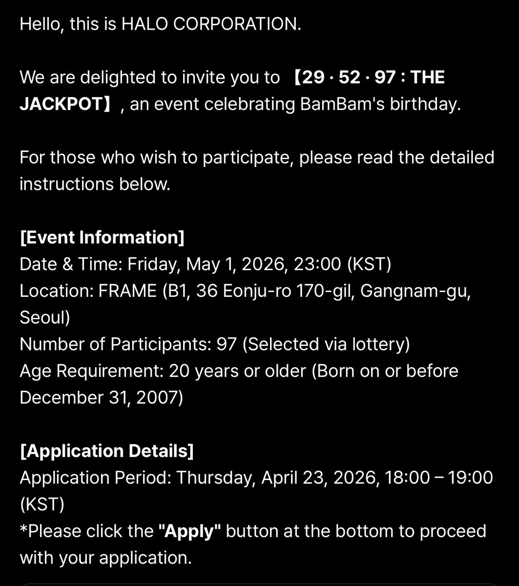 GOT7isOT7's tweet photo. bambam's holding a birthday party with fans !! HOW FUNNNN https://t.co/2wvfPgYuiV