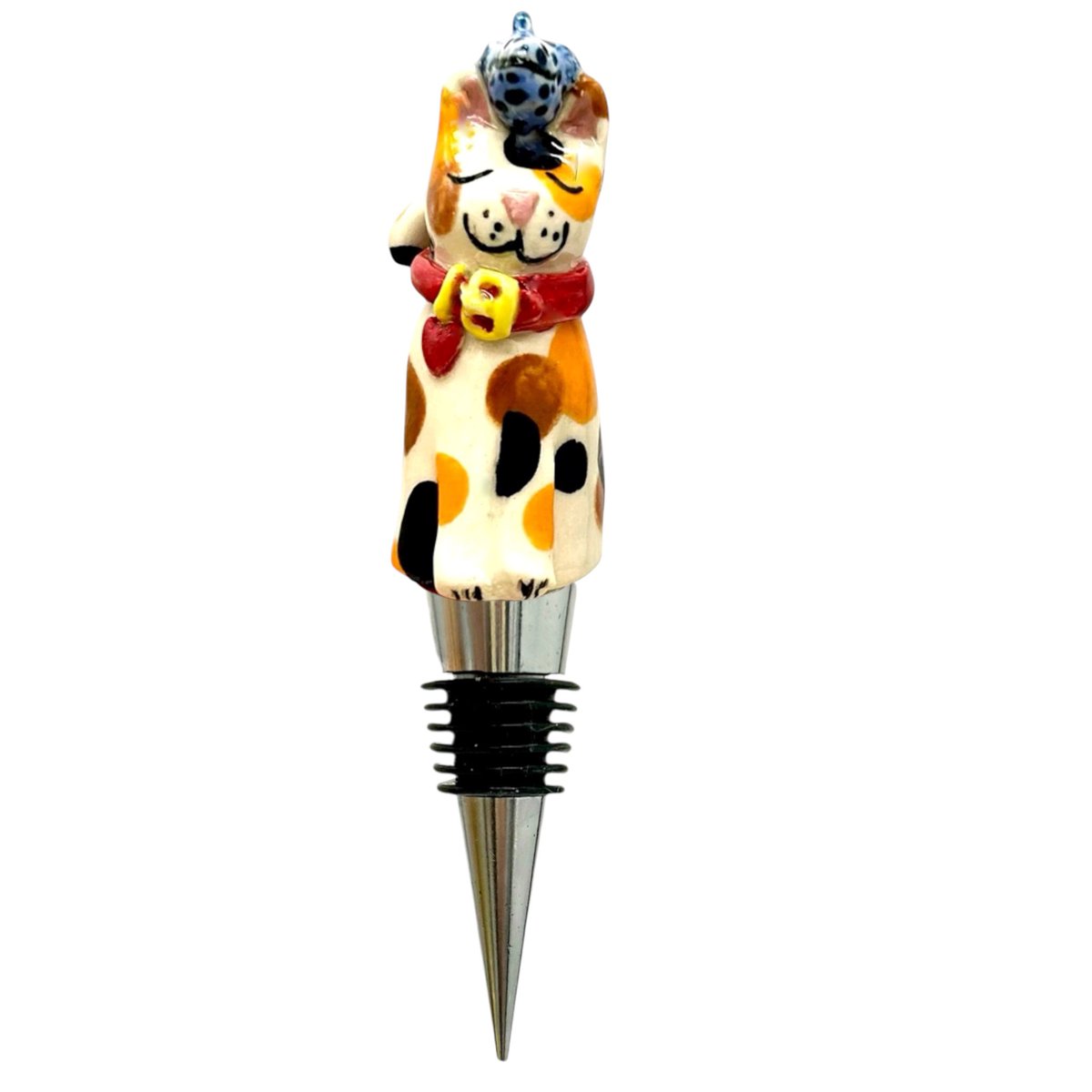 ZenCatPottery's tweet photo. Calico Cat Bottle Stopper https://t.co/fa2gZ6xaZa
#WineStopper #BottleStopper #CatLoverGift #WineLoverGift #BarAccessory #WineDrinkerGift #WineAccessory https://t.co/Um6esaelc7