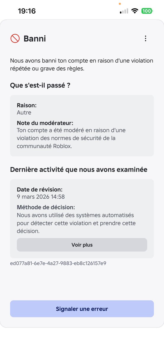 driixx__'s tweet photo. @vueaes Same all my linked account banned for the fvcking reason called « other » if Roblox are gonna see ur tweet, here is my user : Prime_Snoxy https://t.co/rHiO9iOI20