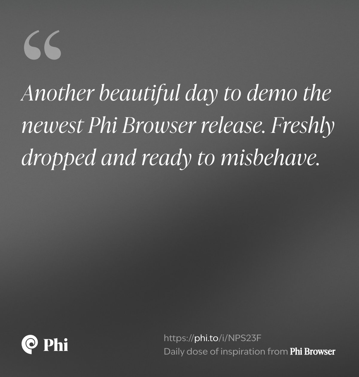 phibrowser's tweet photo. https://t.co/Ew9AhavtkM