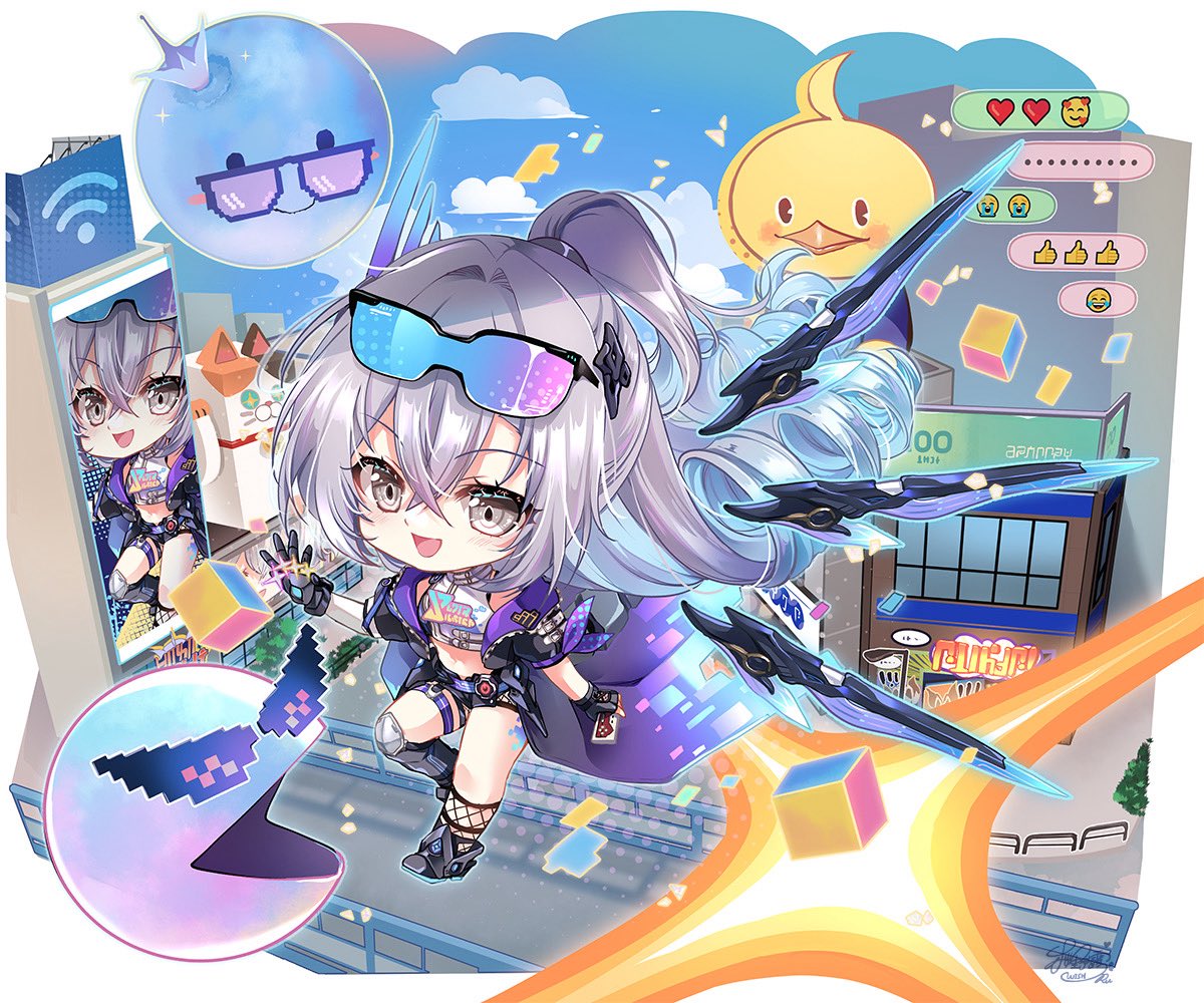 sakuranoruu's tweet photo. ✨🎮銀狼LV.999❗️❗️❗️
LV999(<ゝω・)
#崩壞星穹鐵道 #崩壊スターレイル #HonkaistarRail #銀狼LV999 #SW999 #SilverWolf https://t.co/80KZ3RzDDz