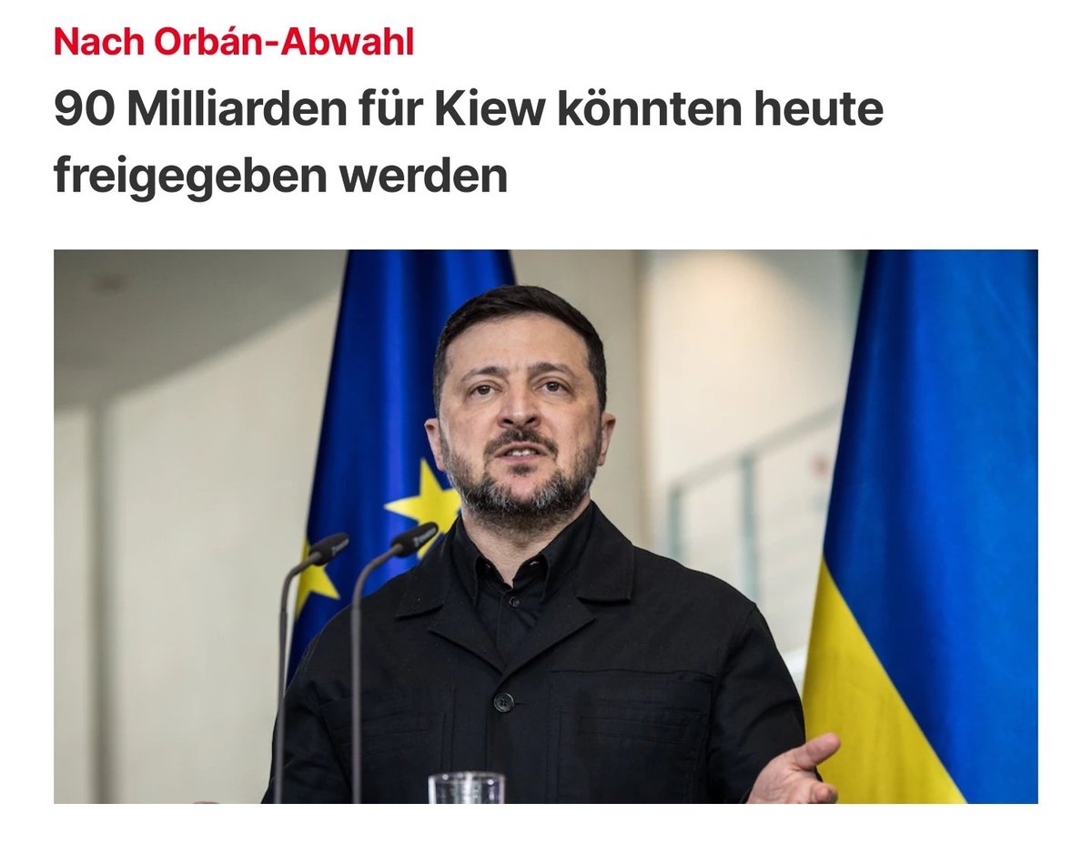 DrLuetke's tweet image. 90 MILLIARDEN werden freigegeben?

Gott sei Dank! 

Ich dachte schon, heute sei ein Tag an dem kein deutsches Steuergeld für die kernkorrupte #Ukraine verschleudert würde...