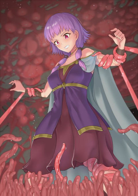 過去のスケブイラストまとめです。触手シリーズ第二弾。 