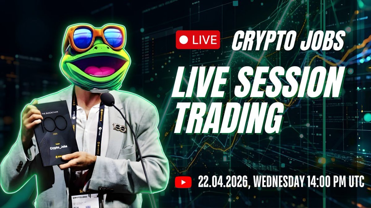 CryptoJobs3's tweet image. See you live at 14:00 UTC today

👉youtube.com/live/MQ7x2hkHe…

#crypto #TradingStrategy