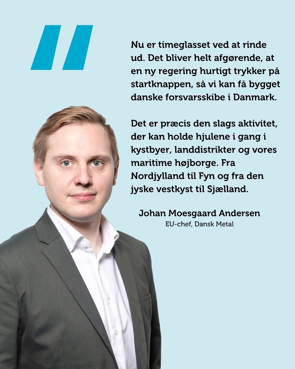 danskmetal's tweet photo. En ny regering skal hurtigst muligt sætte gang i dansk produktion af fregatter. Det vil komme hele Danmark til gavn.

Det skriver @JohanMoesgaard  i dagens @AvisenDanmark #dkpol

https://t.co/m8pZA2csaF https://t.co/eYJCZTFPeX