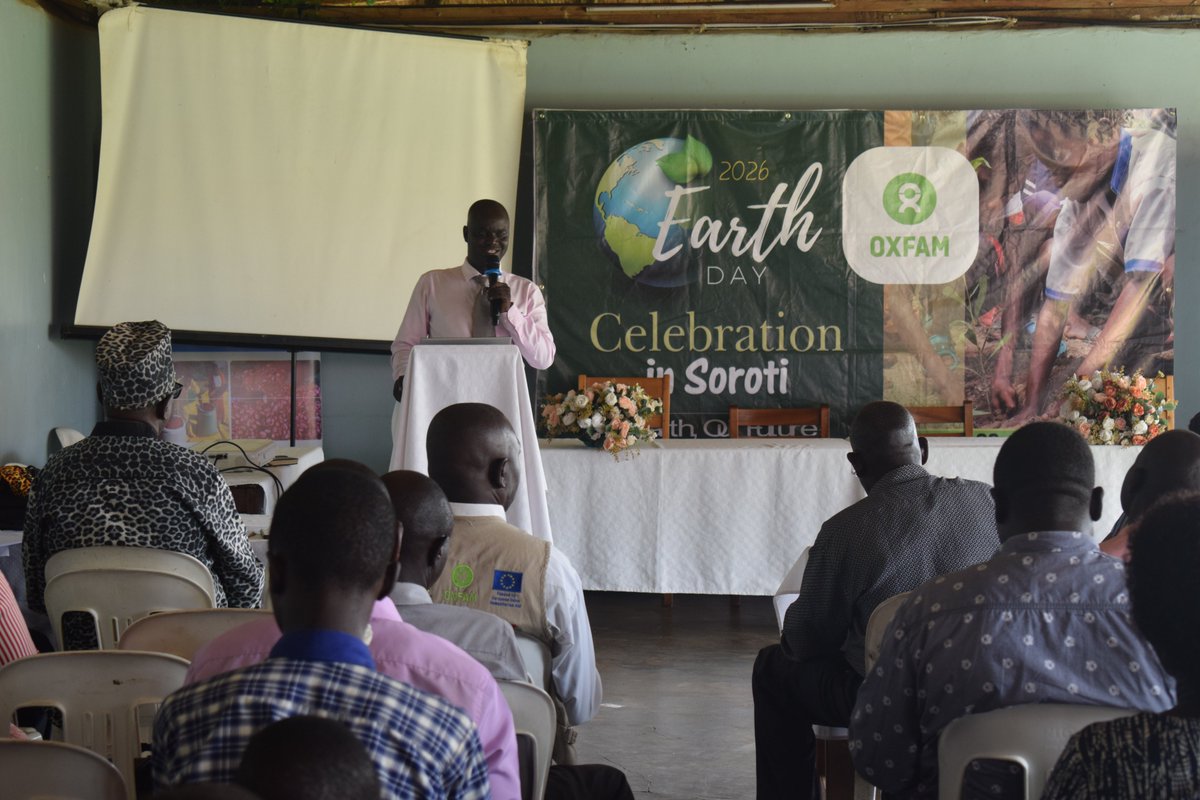 inviolah_nambi's tweet photo. Today partners led by @CIDIUganda  and @OxfaminUganda  gather in Soroti City to Commemorate the World Earthday under the theme Our Power Our Planet #Earthday2026 https://t.co/HlMs4Lqg7J