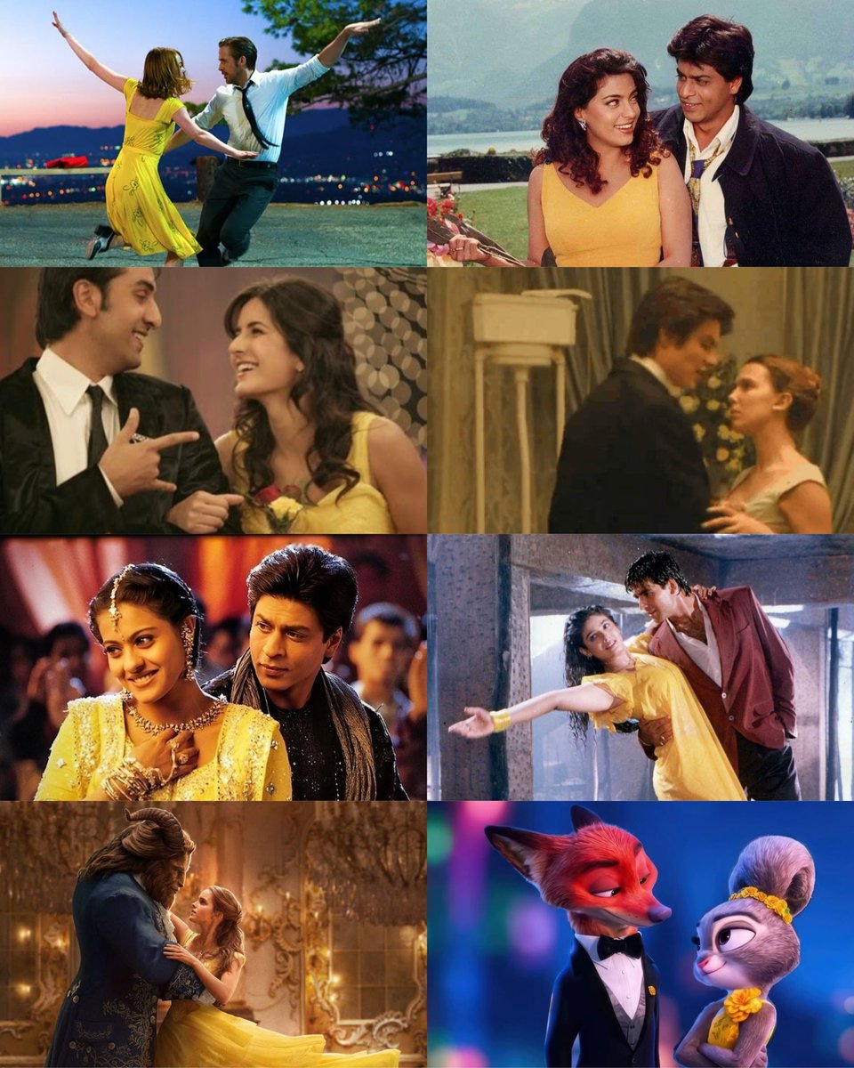 Its always the yellow dress and suit