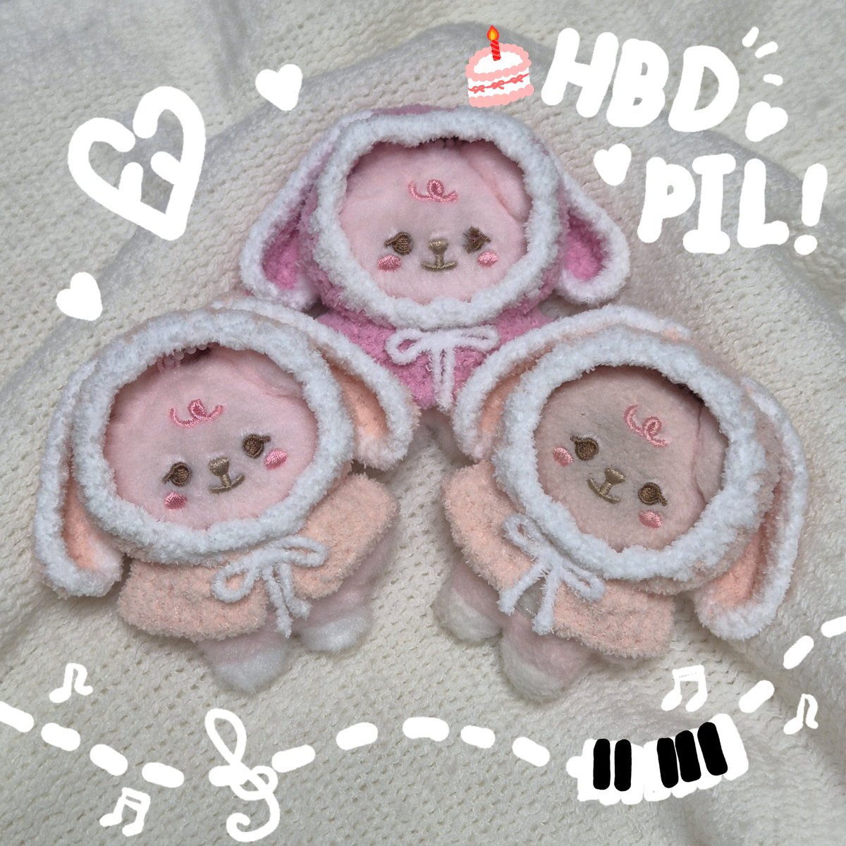 ෆ 𝙃𝘼𝙋𝙋𝙔 𝙒𝙊𝙉𝙋𝙄𝙇 𝘿𝘼𝙔 ෆ

사랑하는 원필이 생일을 맞이하여 #rt 추첨 2분께 쁘쁘멀 토끼담요 뜨개 옷을 드립니다 .ᐟ

🐰 당발 : 4월 28일
🍀 색상 랜덤
🎹 준등기 발송
🩷 마이데이 6기 인증 &amp; 국내주소 한정

#데이식스 #DAY6 #원필 #WONPIL #데니멀즈 #쁘띠멀즈 #쁘쁘멀