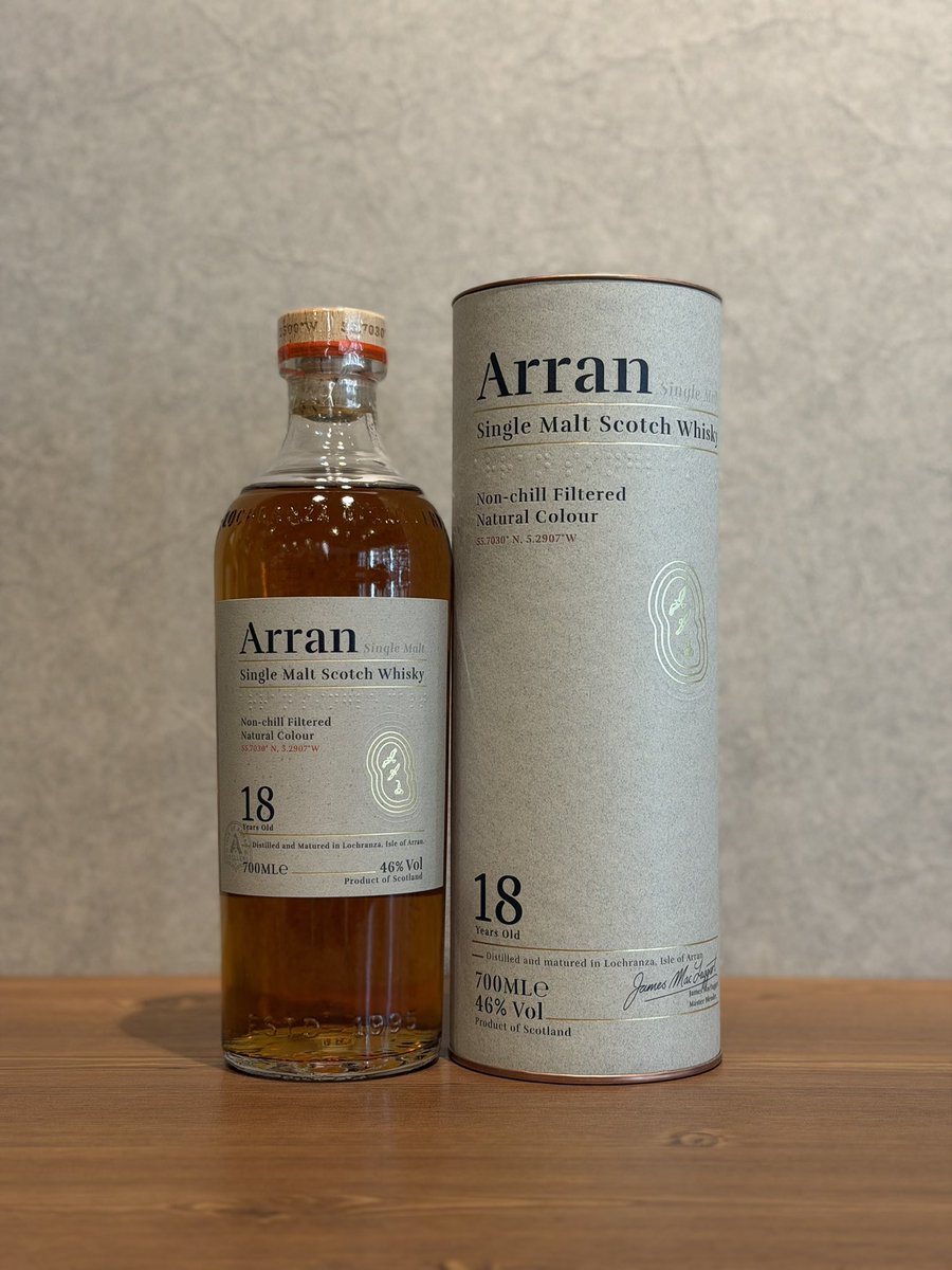 komiyasaketen's tweet image. 【新入荷のウイスキー】🥃

・アラン18年 正規品

オンラインストアはこちらから！
komiyasaketen.co.jp/view/item/0000…

#アラン18年 #アラン #ウイスキー #こみや酒店