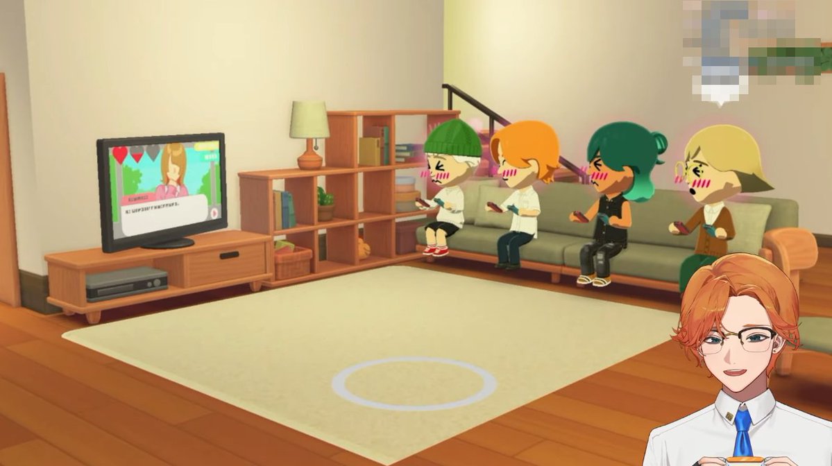 昨天這畫面我好喜歡，四個人一起玩遊戲超可愛ＸＤ　
滿想看大家一起玩胡鬧廚房（吵架廚房？）