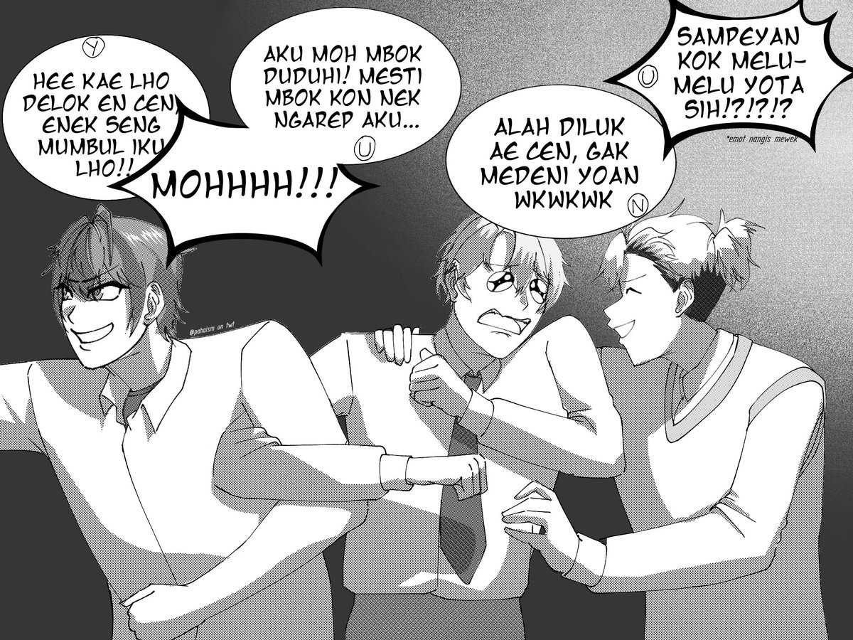 👟: alah alay alay

SMA AU 

#GambaRyo #NakuLukis #LucentiArt