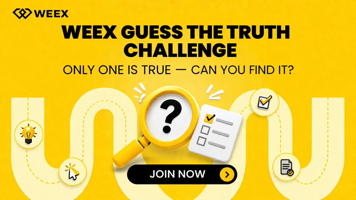 WEEX_Official's tweet photo. ⏰ WEEX Time Check — 66 USDT Up for Grabs
Only ONE statement is correct 👀

Can you find it?
🧠 Which one is TRUE?
1️⃣ Joker Returns ends on April 25 at 23:59:59
2️⃣ LaLiga Arena ends on May 31 at 23:59:59
3️⃣ Both events end at the same time
🔍 Verify here: 🤡 https://t.co/ODaCe7w6ij｜ ⚽️ https://t.co/dvJVR3bCb2
📸 Screenshot = proof
🏆 11 winners share 66 USDT
👉 Join WEEX Telegram to participate:https://t.co/yeWaoFKjkG | https://t.co/pBZ7E8fxSE

 #WEEX #CryptoGiveaway #TradingChallenge #WEEXTruthChallenge