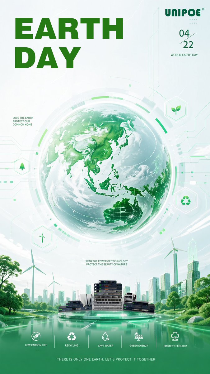 Earth Day is a reminder:  technology and sustainability go hand in hand. At UNIPOE, we design  smarter, greener solutions to reduce environmental footprint and build a  sustainable digital future. 🌱💡