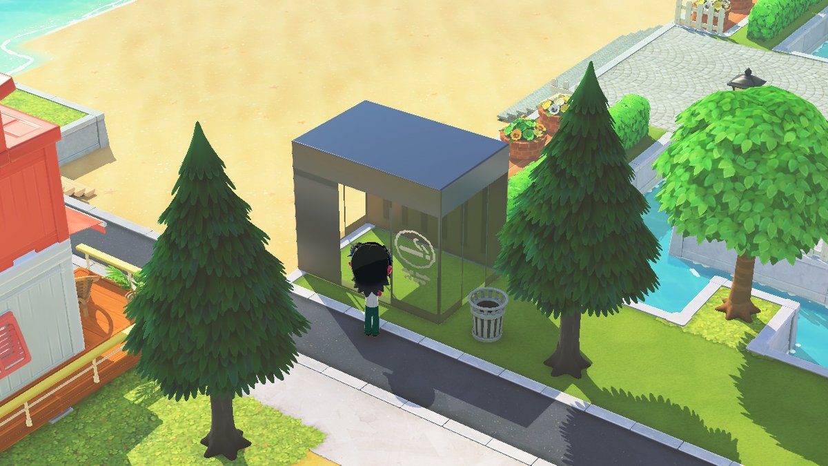 흡연구역 만듬
적당한 위치라고 느껴져서