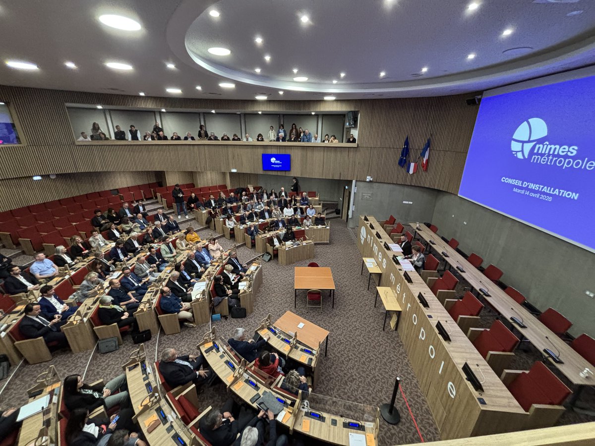 ecom_news's tweet image. #Nimes : Voici les 15 Vice-présidents délégués pour la nouvelle mandature de @VBouget le président de @NimesMetropole.
Dans le prolongement de l’installation du Conseil communautaire, le 14 avril dernier, le Président de Nîmes Métropole, Vincent Bouget, a annoncé lors du conseil