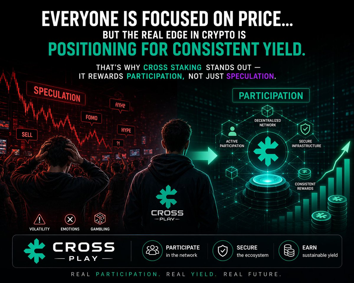 tornu_vee's tweet photo. Everyone is focused on price…
But the real edge in crypto is positioning for consistent yield.
That’s why CROSS Staking stands out — it rewards participation, not just speculation.
Image generating prompt for this
#CROSSPlay #CROSSStaking https://t.co/uWkiyPgppx