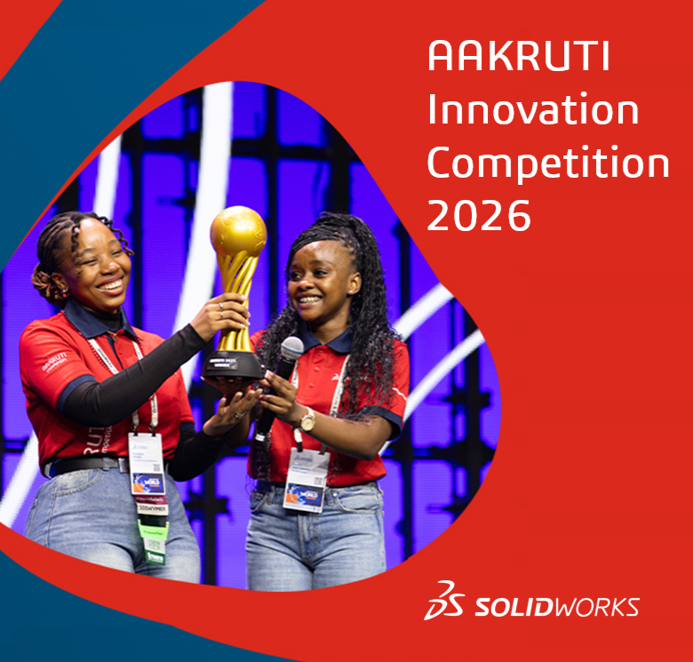 3DXLounge's tweet image. 学生向けデザインコンテスト「AAKRUTI Innovation Competition 2026」が始まります。世界でスキルを発揮しましょう🎖事前登録は 5/31（日）まで👉 go.3ds.com/AlTv

#AAKRUTI #SOLIDWORKS #ソリッドワークス #3DEXPERIENCE
