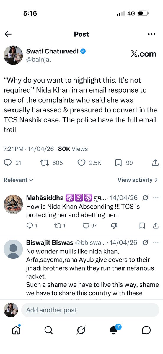 Swati Chaturvedi tweet media